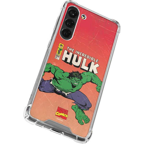 Marvel Classic Comics The Incredible Hulk Galaxy S24 FE Clear Case